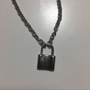 lock chain necklace